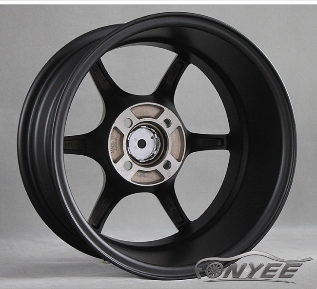 картинка Новые диски Buddy club p1 R15 4х100 ET35 J7 черный мат магазин  StreetTuning 