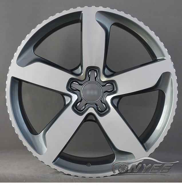 картинка Новые диски Audi style 165 R19 5x112 ET39 J8 серый + серебро магазин  StreetTuning 