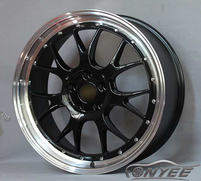 картинка Новые диски BBS LM-R R20 5X114,3 ET43 J8,5 черный глянец + полированная полка магазин  StreetTuning 
