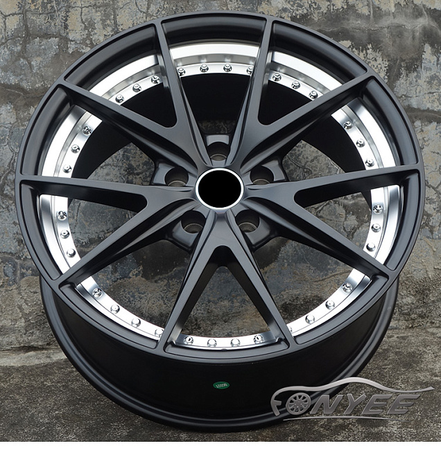 картинка Новые диски HRE S104 реплика R18 5x112 ET35 J8,5 черные магазин  StreetTuning 