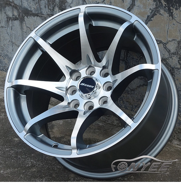 картинка Новые диски Spoon R15 4x100-114,3 ET10 J8 серебро магазин  StreetTuning 