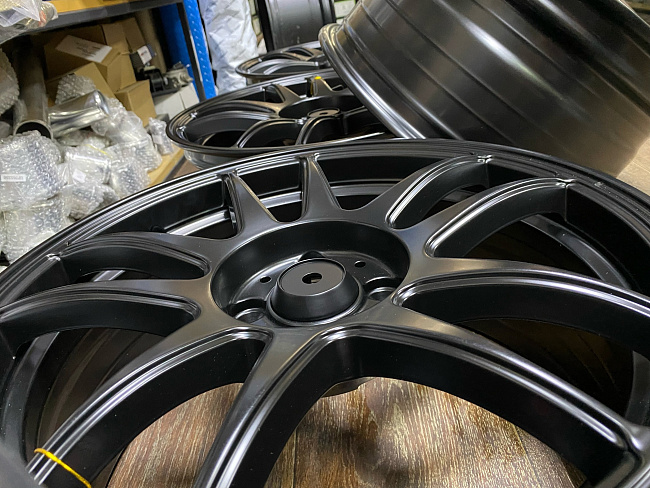 картинка Новые диски Work Emotion Cr-kiwami R17 J7,5 ET40 4X100 , черные. магазин  StreetTuning 