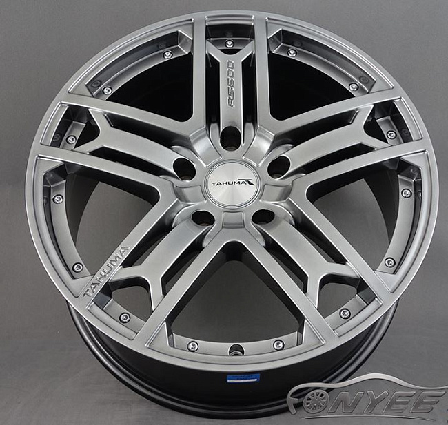картинка Новые диски Takuma RS600 аналог Kahn RS600 R19 5х114,3 ET40 J8,5 серебро + черный магазин  StreetTuning 