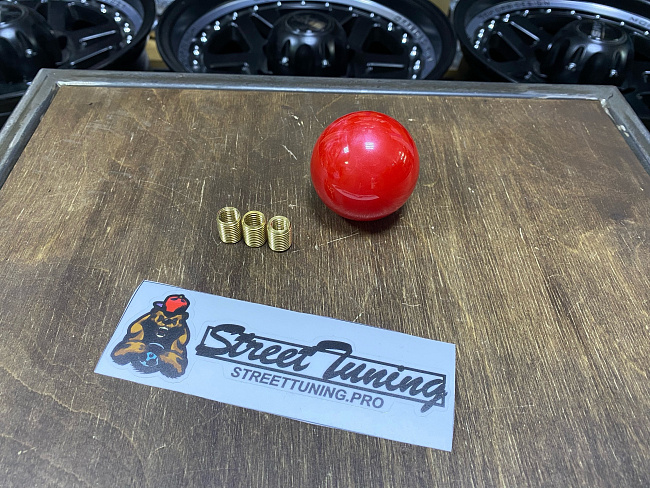 картинка Ручка переключения передач цвет красный перламутр JDM магазин  StreetTuning 