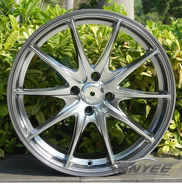 картинка Новые диски Rays G25 R17 4X100 ET40 J7 серебро магазин  StreetTuning 