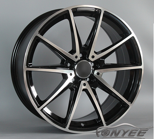 картинка Новые диски AMG MCF R19 5x112 ET45 J9,5 черный + серебро магазин  StreetTuning 