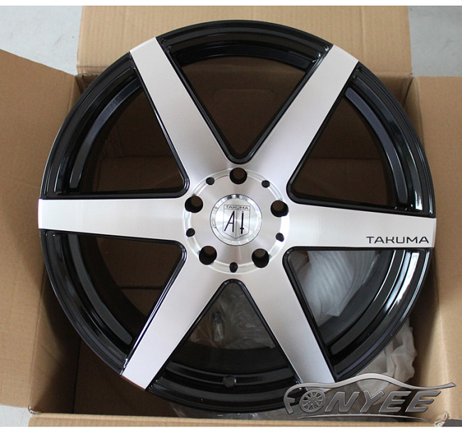 картинка Новые диски Takuma R18 5х114,3 ET37 J8 серебро + черный магазин  StreetTuning 