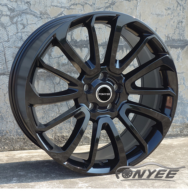 картинка Новые диски Range Rover Autobiography Wheels HSE Sport R21 5x120 ET49 J9,5 черный глянец магазин  StreetTuning 