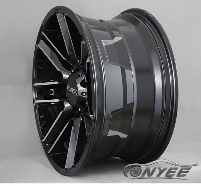 картинка Новые диски K-II RacingLine R17 6х139,7 ET10 J9 серебро + черный магазин  StreetTuning 