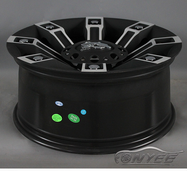 картинка Новые диски Metal Mulisha Series 13 R19 5X127-5X130 ET28 J8,5 черный мат + серебро магазин  StreetTuning 