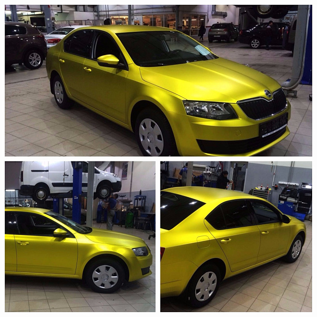 картинка Матовый хром Carbins USA золотой (1.52м х 18м) магазин  StreetTuning 