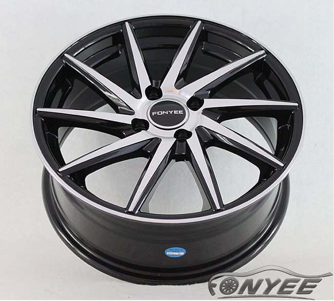 картинка Новые диски Vossen CVT-R Replica R16 4X100 ET40 J6,5 черный глянец + серебро магазин  StreetTuning 