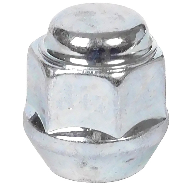 картинка Гайка Starleks M12х1,25 конус, высота 22 мм, с выступом, закрытая, ключ 19мм, хром (402244HT) магазин  StreetTuning 