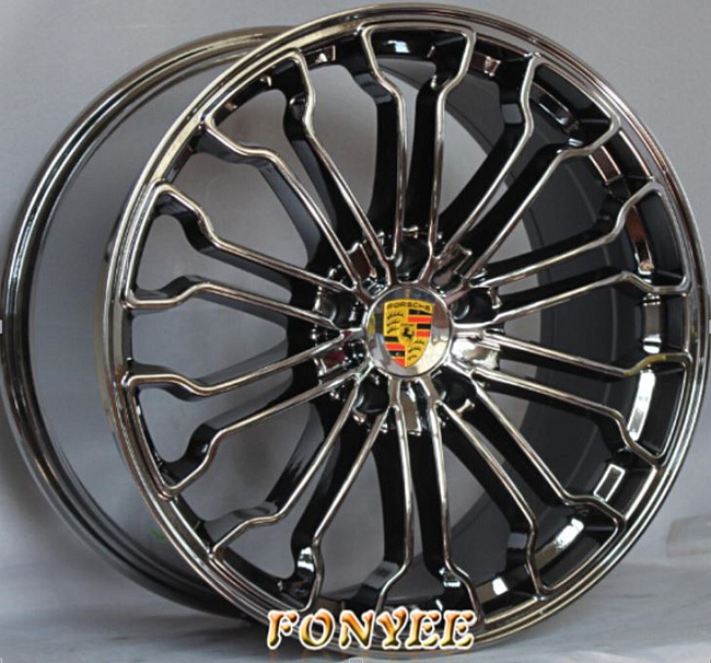 картинка Новые диски Porsche модель 3 R20 5X130 ET45 J9 хром магазин  StreetTuning 