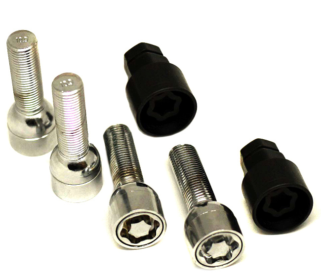картинка Комплект секретных болтов 14x1.5, 45 мм, сфера. - 684177EM-2Key магазин  StreetTuning 