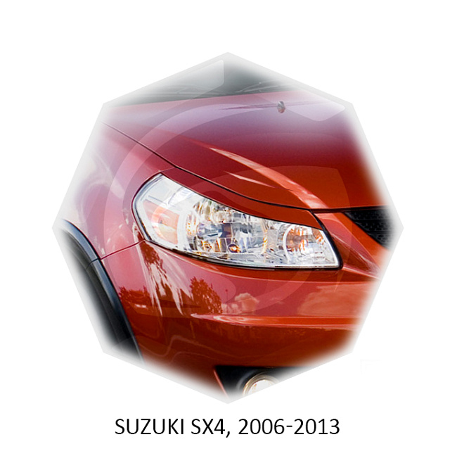 картинка Реснички на фары для  SUZUKI SX4 2006-2013г магазин  StreetTuning 