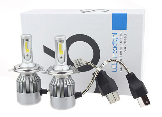 картинка LED ксенон C6 H4 - светодиодный 6000k магазин  StreetTuning 