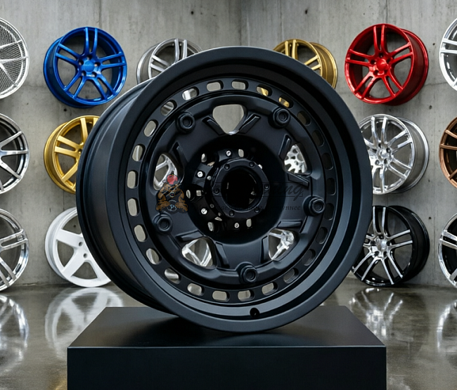 картинка Диски    FF JT186 R18 J9 ET0 6X114,3 black matt магазин  StreetTuning 
