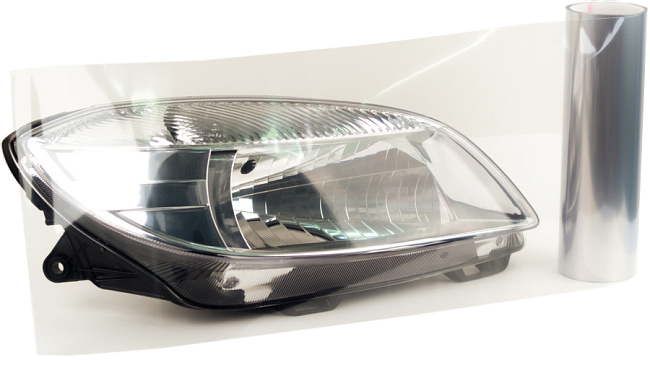 картинка Пленка для фар, прозрачного цвета магазин  StreetTuning 