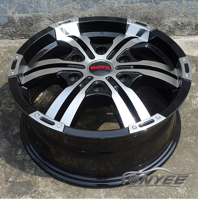 картинка Новые диски WILDPORTER CROSS SIX R16 J6,5 ET38 6x139,7 черный глянец + серебро магазин  StreetTuning 