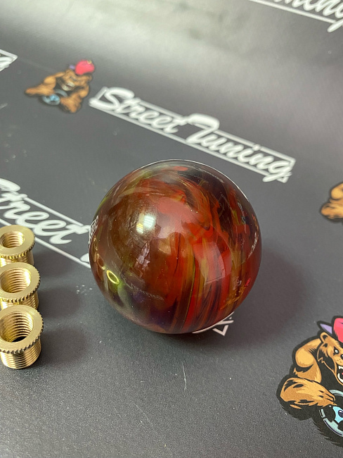 картинка Ручка переключения передач BALL (ШАР), микс цветной перламутр JDM магазин  StreetTuning 