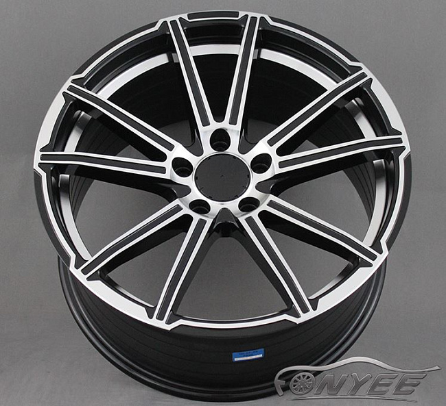 картинка Новые диски Mercedes AMG 10 Spoke C8 R18 5x112 ET45 J9 черный с серебром магазин  StreetTuning 