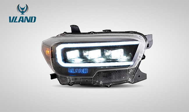 картинка Передние фары для Toyota Tacoma с 2015 по 2019 г магазин  StreetTuning 