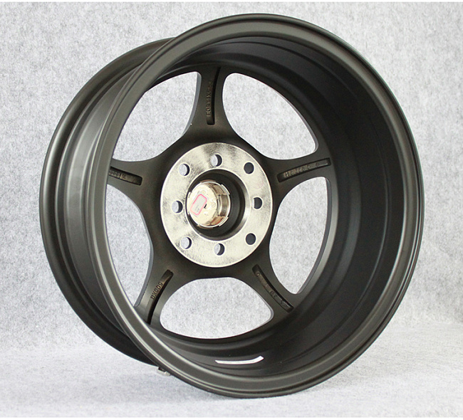 картинка Новые диски A-Tech Monoblock R14 4X100/4X114,3 ET38 J5,5 черный мат магазин  StreetTuning 