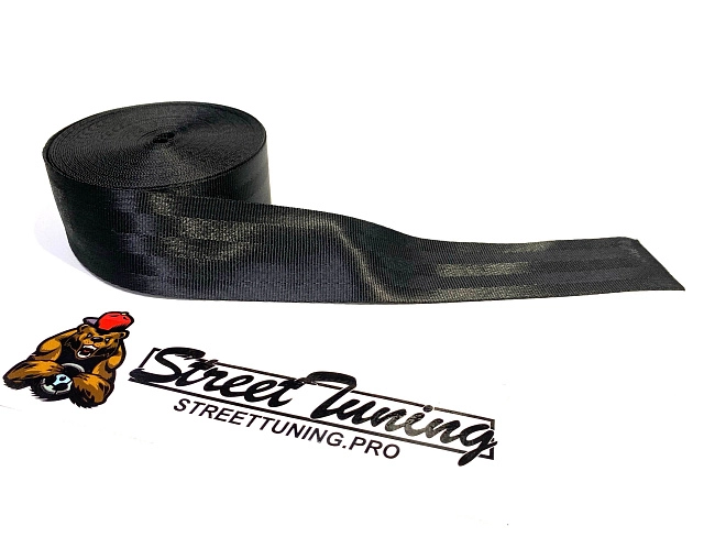 картинка Лента для ремней безопасности Epman, черная, 10 метров. магазин  StreetTuning 