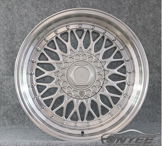 картинка Новые диски BBS RS R17 5X105/5X108 ET35 J7,5 серебро + полированная полка магазин  StreetTuning 