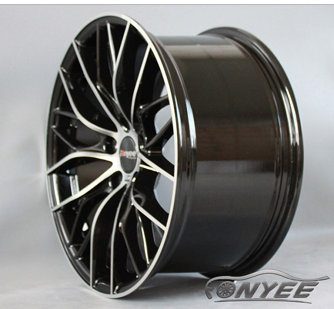 картинка Новые диски BMW Double Spoke 405M R19 5x120 ET38 J9,5 черный глянец + серебро магазин  StreetTuning 