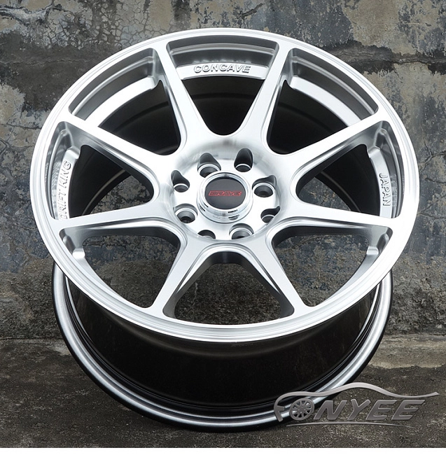 картинка Новые диски BRAVE R16 4x114,3 ET30 J8 серебристые магазин  StreetTuning 