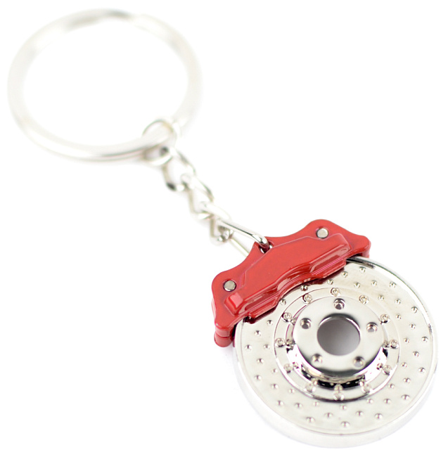 картинка Брелок тормозной диск красный магазин  StreetTuning 