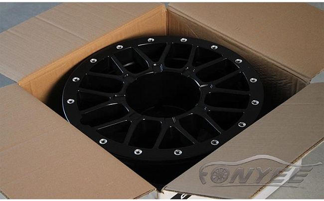 картинка Новые диски R wheels R17 6X139,7 ET-5 J9 черный магазин  StreetTuning 