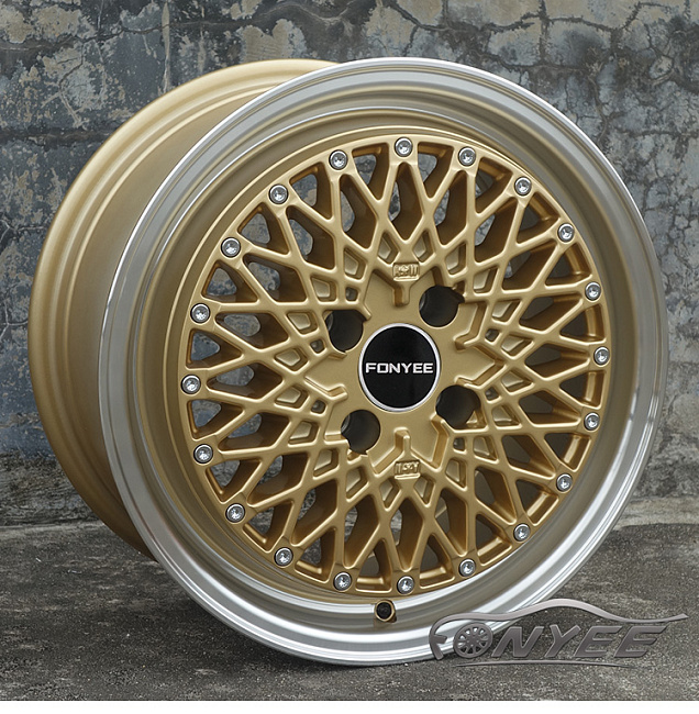 картинка Новые диски Fonyee 497 R15 4x100 ET35 J7,5 серебро + золото магазин  StreetTuning 