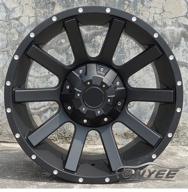 картинка Новые диски Fledermaus R18 6X139,7/6X114,3 ET10 J9 черный мат магазин  StreetTuning 