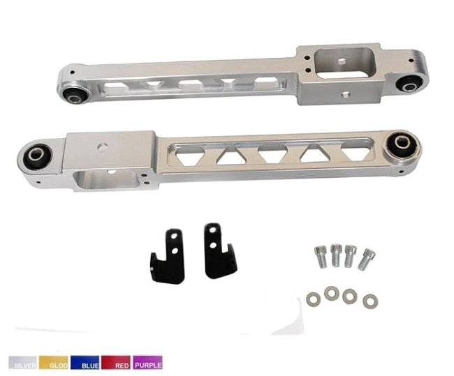 картинка Задние нижние рычаги Epman для Mitsubishi EVO I ,II ,III с 1992- 1996 г, фиолетовые магазин  StreetTuning 