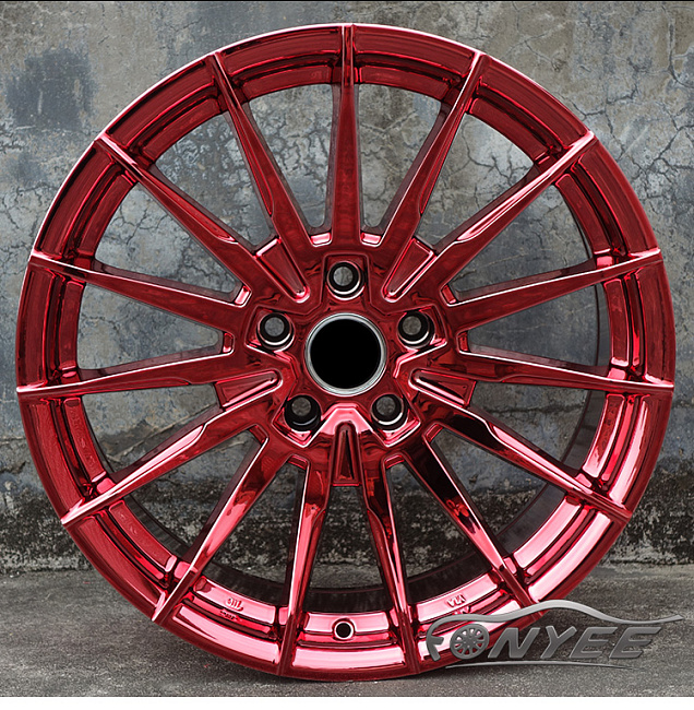 картинка Новые диски WORK URBANZONE FERVORE R18 5X114,3 ET35 J8,0 красный хром магазин  StreetTuning 