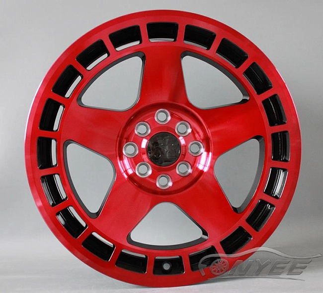 картинка Новые диски Fifteen 52® Tarmac R17 4x100-4x114,3 ET42 J7,5 красные магазин  StreetTuning 