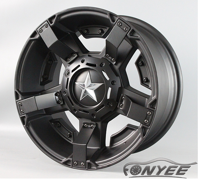 картинка Новые диски KMC XD series Rockstar 2 R16 5X114,3 ET0 J8 черный мат магазин  StreetTuning 