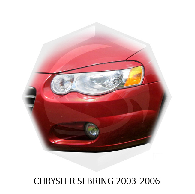 картинка Реснички на фары для  CHRYSLER SEBRING 2003-2006г магазин  StreetTuning 
