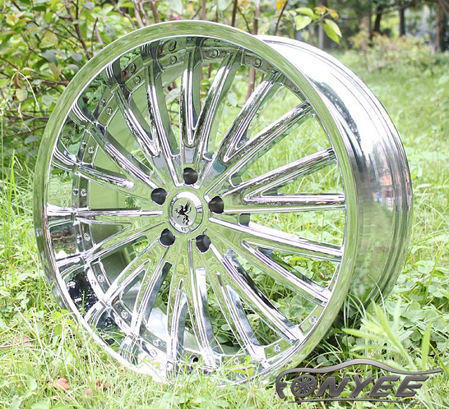 картинка Новые диски Sovrano S12 R22 5X115 ET15 J9 хром магазин  StreetTuning 