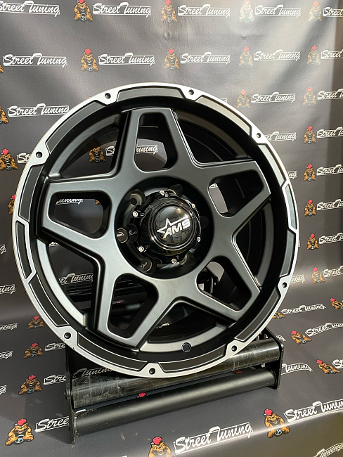 картинка Новые диски AMS Off Road R17 J8.5 ET0 6x139.7 Black магазин  StreetTuning 