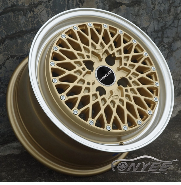 картинка Новые диски Fonyee 497 R15 4x100 ET35 J7,5 серебро + золото магазин  StreetTuning 