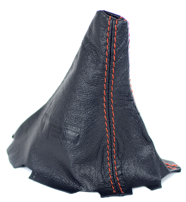 картинка Чехол на КПП TRD, универсальный. Кожа, красная строчка магазин  StreetTuning 