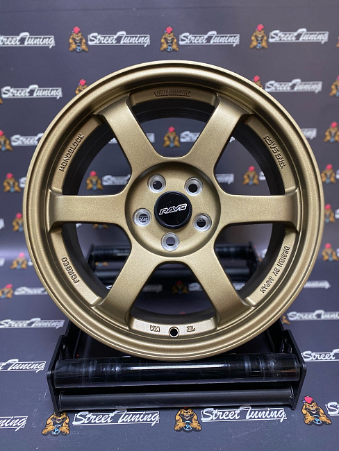 картинка Новые диски Rays TE37 R16 J7 ET35 5x100 Bronze Mat магазин  StreetTuning 