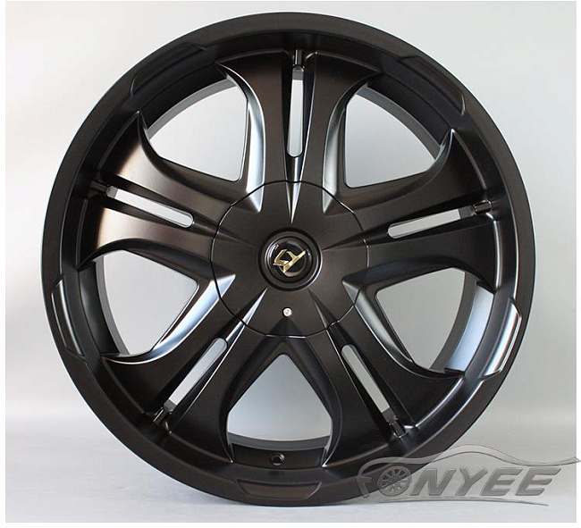 картинка Новые диски LY wheels R20 6х139,7 ET30 J8,5 черный мат магазин  StreetTuning 