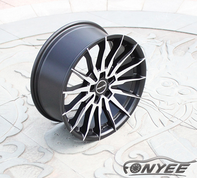 картинка Новые диски WORK URBANZONE FERVORE R18 5X115 ET33 J8,0 черные с серебром магазин  StreetTuning 