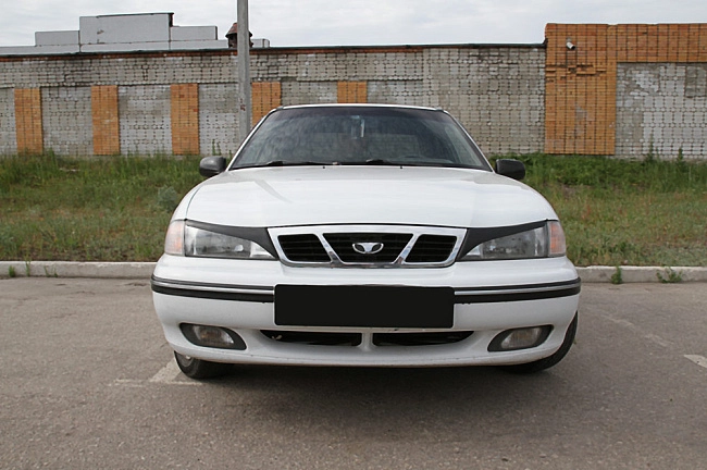 картинка Daewoo  Nexia 1994—2008 Накладки на передние фары (реснички) компл.-2 шт. магазин  StreetTuning 