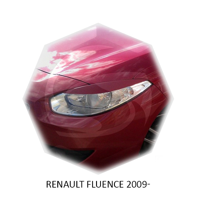 картинка Реснички на фары для  RENAULT FLUENCE 2009-2017г магазин  StreetTuning 